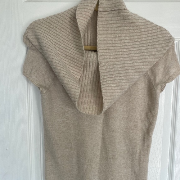 Theory large cowl neck cashmere sweater